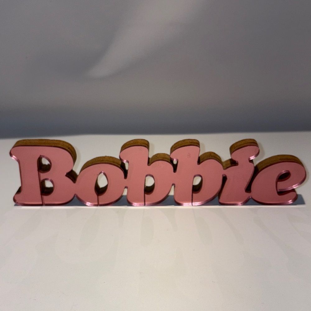 Pink Decorative Name Sign